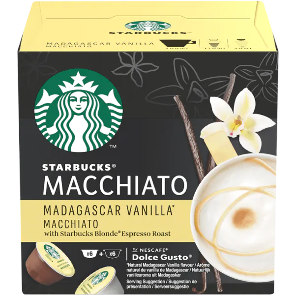 Starbucks Vanilla Madagascar Nescafe Dolce Gusto MENA