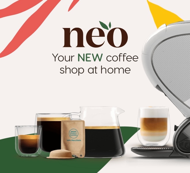 Banner with NEO products