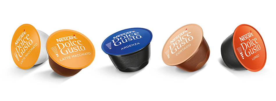 Different Dolce Gusto capsules