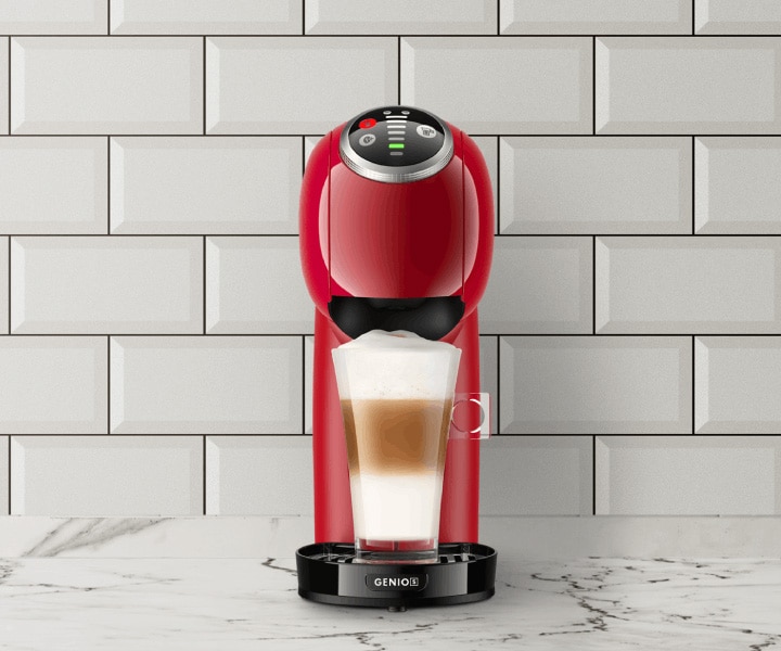 Close Up Genio S Plus Red Coffee Machine NESCAFÉ® Dolce Gusto®