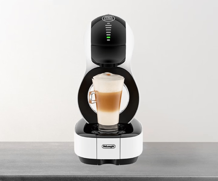 Close Up Lumio White Coffee Machine NESCAFÉ® Dolce Gusto®